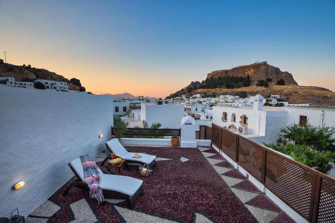 Antique Villa Lindos  Bagian luar foto