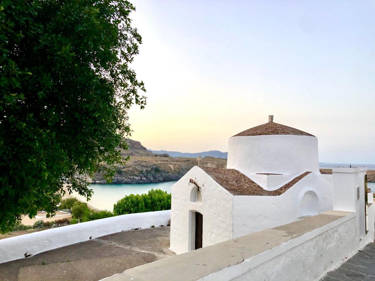 Antique Villa Lindos  Bagian luar foto