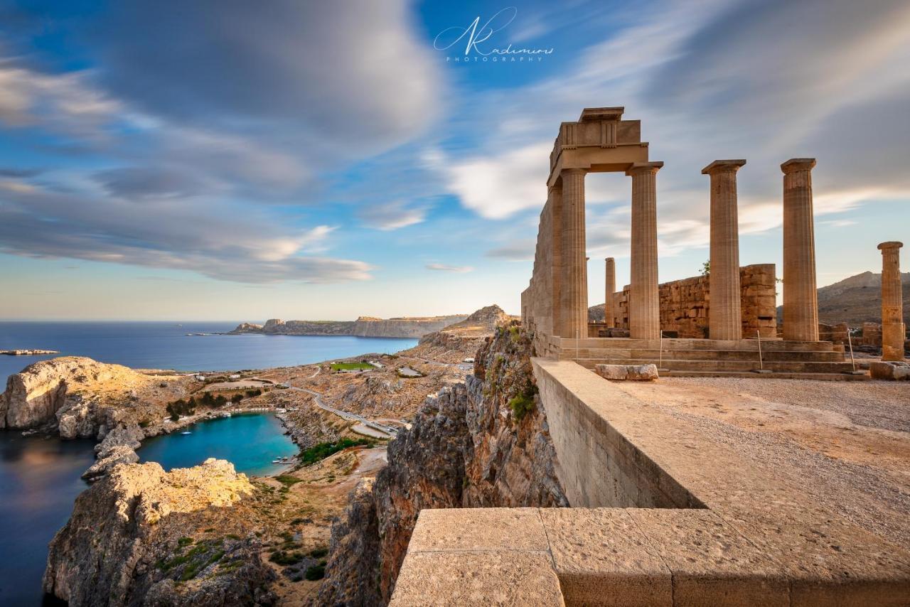 Antique Villa Lindos  Bagian luar foto