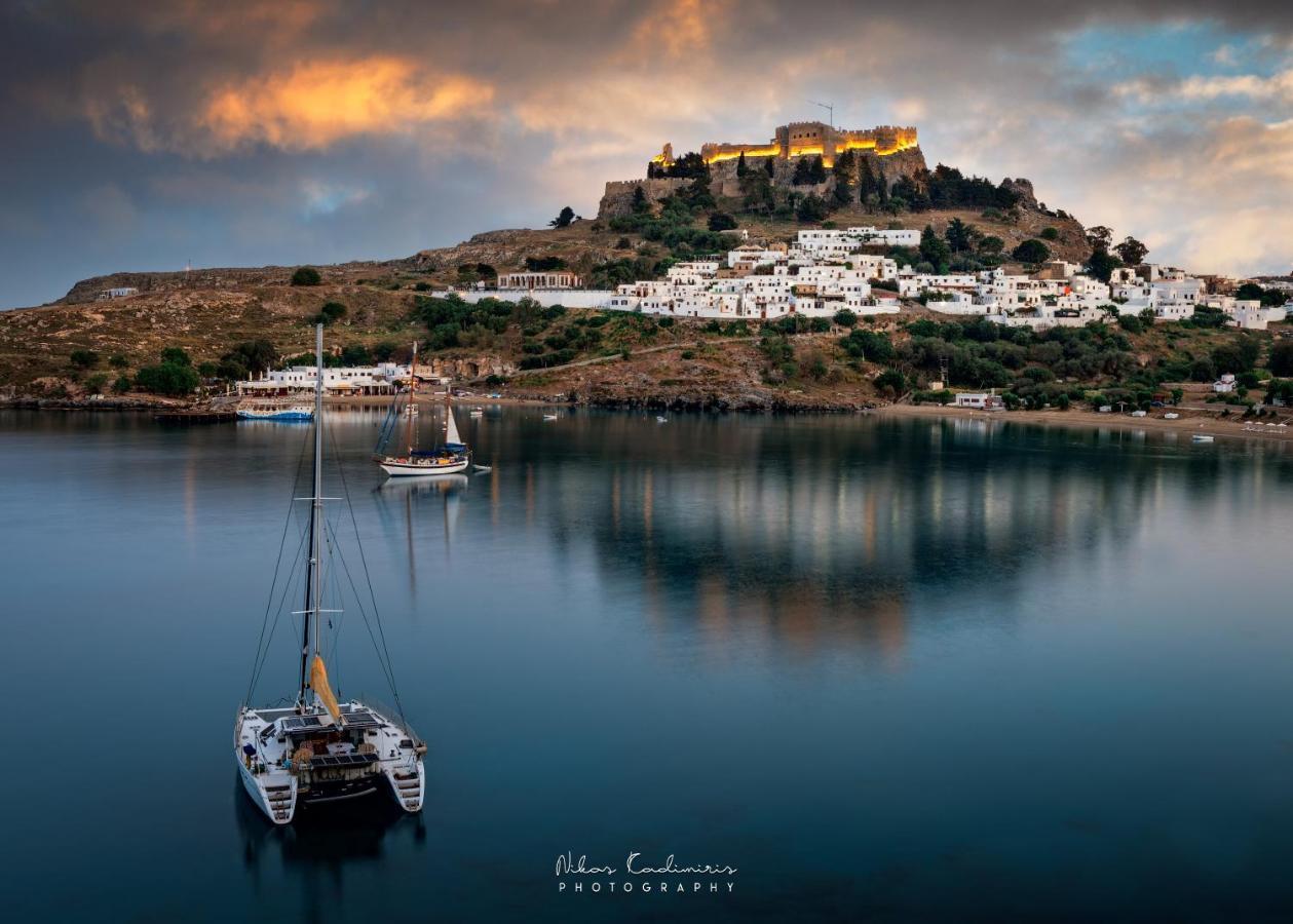 Antique Villa Lindos  Bagian luar foto